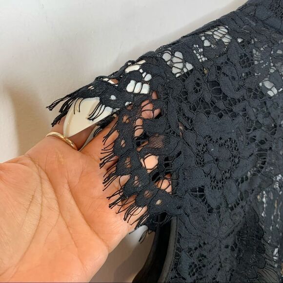 Fame and Partners Black Lace Maxi Dress - Picture 6 of 15